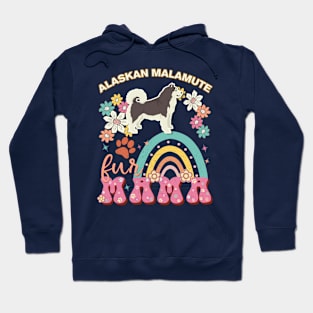 Alaskan Malamute Fur Mama, Alaskan Malamute For Dog Mom, Dog Mother, Dog Mama And Dog Owners Hoodie